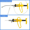 Automatic Continuous Injection Vaccin Syringe 0.5-5ml Adjustable High Quality Veterinary Continuous Syringes For Poultry Chicken Duck Pig Cow Sheep Cattle. 