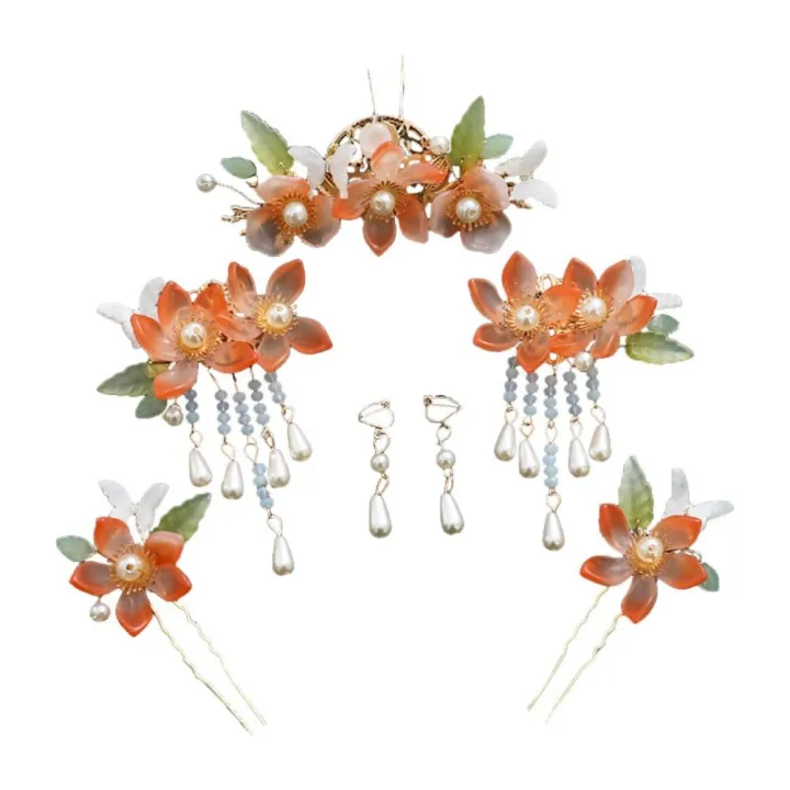 Tassel%20Chinese%20Style%20Hairpin%20Set%20Exquisite%20Flower%20%20Hanfu%20Hair%20Stick%20Hair%20Comb%20Alloy%20Girl%20Hair%20Accessories%20-%20Image%207