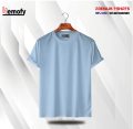 Premium Quality Solid Cotton half Sleeve T Shirt For Men - T Shirt. 