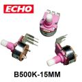 1ps- Potentiometer WH149 with ON OFF Switch, 15mm Handle, B500K For Reading Light Dimmer Control Fan regulator.