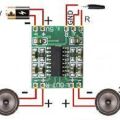 combo offer 5v Bluetooth Stereo audio receiver and Mini Digital Power Amplifier Drive Board 3W +3W circuit Board.