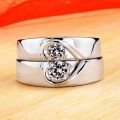 Stainless Steel Love Couple Finger Rings - Ring For Girls.
