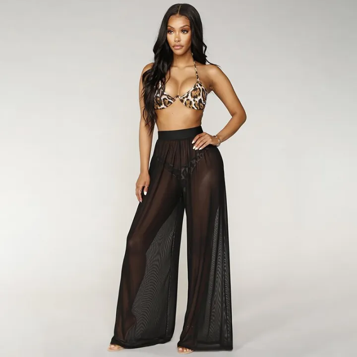 Women%20High%20Waist%20Long%20Pants%20Women%20Business%20Solid%20Pants%20Wide%20Leg%20Pants%20Women%20Harem%20Pants%20Transparent%20Trousers%20Flare%20Pants%20-%20Image%204