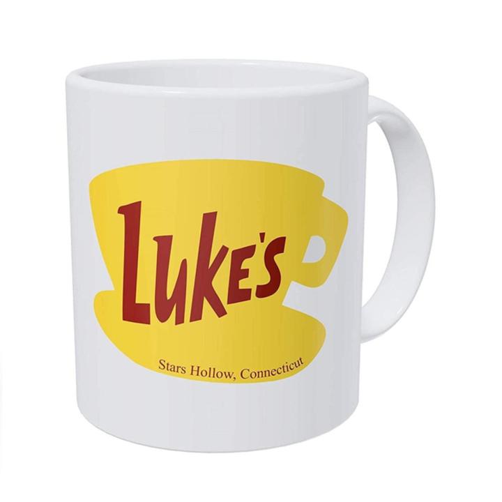 Luke's Diner Coffee Mugs and Cups Reu White Eco Friendly White Ceramic ...