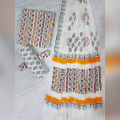 khadi cotton block print comfortable Salwar Kameez  For Women. 