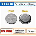 CR2032 Lithium Cell Coin Battery 3V Silver for Motherboard, Remote Control, Watch , PC CMOS, Calculators, Weight Scale , Thermometer , Glucometer etc. - battery.