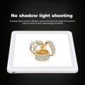 PULUZ Shadowless Lamp Panel Pad 22cm LED Photography Shadowless Bottom Light for Studio Box Lightbox Shooting Commercial Objects. 