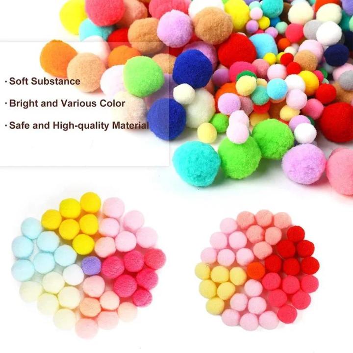 8/10/15/20/25/30mm%20Pom%20Pom%20Fur%20Balls%20Fluffy%20Soft%20PomPoms%20Multicolor%20Pompoms%20Fur%20Ball%20High-Elastic%20PomPom%20Creative%20Craft%20Supplies%20-%20Image%204