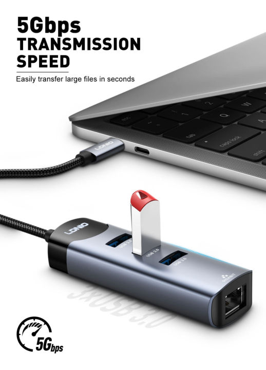 Ldnio%20DS-144C%204-in-1%20USB-C%20Hub%20Adapter%20-%20Image%203