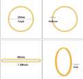 Rubber Bands 1kg size 25mm 1 inch rubber bands Small Rubber Band for Office supplies School Home Elastic Band. 