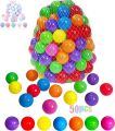 50 Pcs Multicolor Plastic Tent and Pool Baby Balls for Kids Play.
