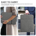 15.6 Inch Laptop Sleeve Case Waterproof Tablet Cover Bag Compatible With Macbook Air 11 12, Surface Pro 7+/7/6/5/4, Surface Laptop Go 2, Hp Samsung Acer Asus Chromebook With Handle. - Laptop Cover.