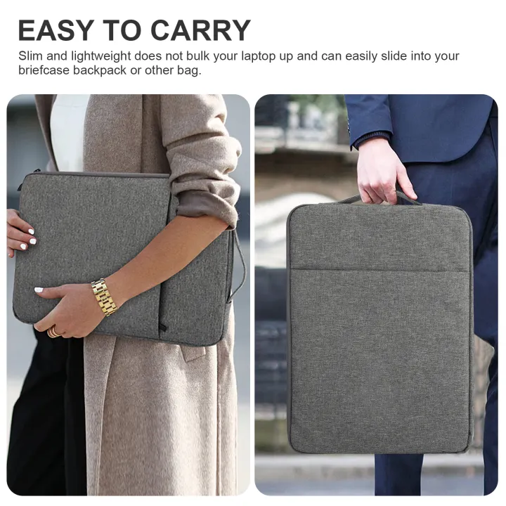 15.6%20%20Inch%20Laptop%20Sleeve%20Case%20%20%20Waterproof%20Tablet%20Cover%20Bag%20Compatible%20With%20Macbook%20Air%2011%2012,%20Surface%20Pro%207+/7/6/5/4,%20Surface%20Laptop%20Go%202,%20Hp%20Samsung%20Acer%20Asus%20Chromebook%20With%20Handle.%20-%20Laptop%20Cover%20-%20Image%202