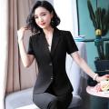 2022Summer New Business Suit Female Fashionable Suit Student Interview Hotel Work Clothes. 