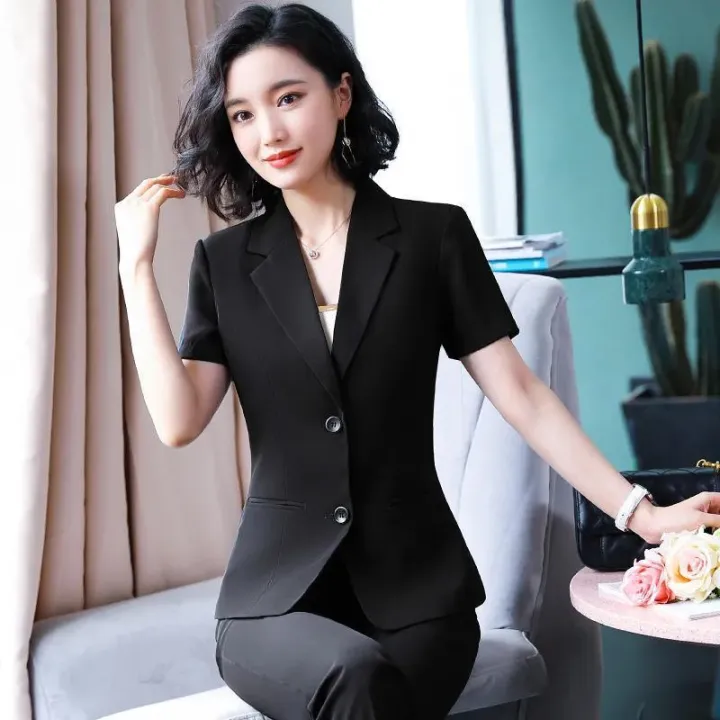 2022Summer%20New%20Business%20Suit%20Female%20Fashionable%20Suit%20Student%20Interview%20Hotel%20Work%20Clothes%20-%20Image%205