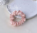 Woman Fashion Scrunchies Silk Hair Ties -Girls Ponytail Holders Rubber Band Elastic Hairband Hair Accessories. 