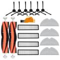 Replacement Parts for Dreame D9 D9 Max L10 Pro Vacuum Cleaner Accessories, Main Brushes, Side Brushes, Filters, Wipes. 