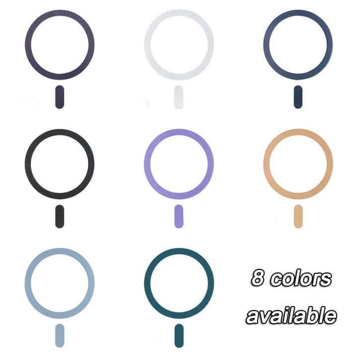 Magnetic Plate Ring Universal Metal Sticker for Magsafe Support Wireless Charger Metal Plate Stand Macsafe Magnet Car Holder