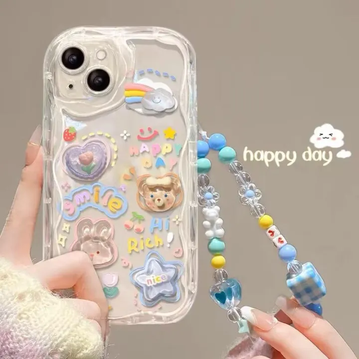 Korean%203D%20Rabbit%20Phone%20Chain%20Lanyard%20Clear%20Soft%20Case%20For%20Iphone%206%206S%207%208%20Plus%20X%20XS%20Max%20XR%2011%2015%20Pro%20Max%2012%2013%20Mini%20Cartoon%20Phone%20Case%20Shockproof%20TPU%20Silicone%20Back%20Cover%20-%20Image%208