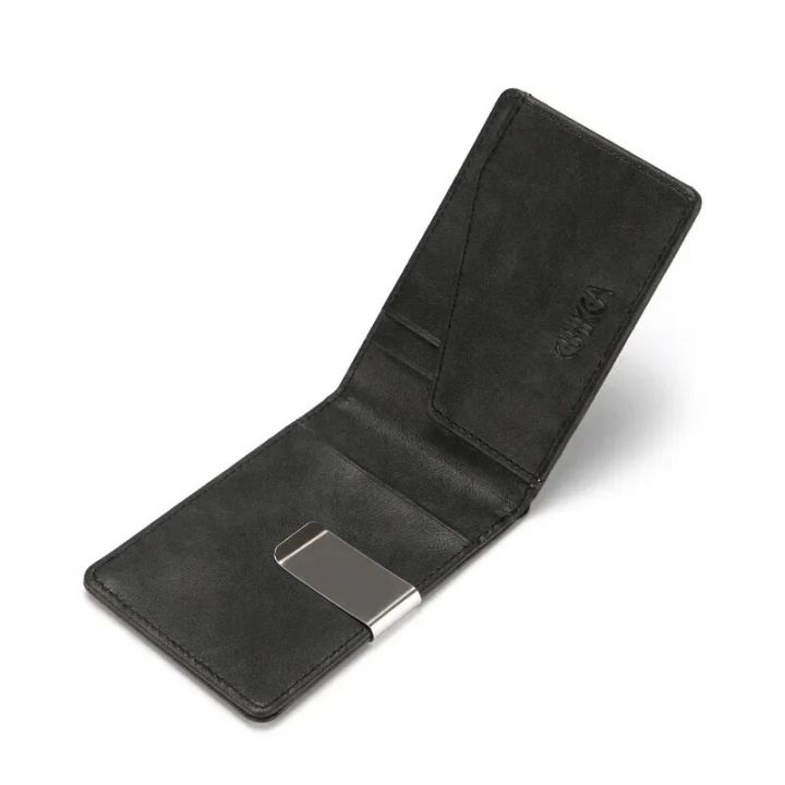 New%20Fashion%20Men's%20Leather%20Money%20Clips%20Wallet%20Multifunctional%20Thin%20Man%20Card%20Purses%20Women%20Metal%20Clamp%20For%20Money%20Cash%20Holder%20-%20Image%205