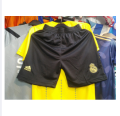 Real Madrid black Shorts 2023/24 - Comfortable And Stylish Football Shorts For Every Game - Official Merchandise For Real Madrid Fans. 