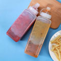 800/1000Ml Squeeze Sauce Bottle Large Calibre Dustproof Plastic Household Seasoning Bottle For Kitchen. 