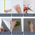 Customizable Width Self-Adhesive Wallpaper, Vinyl Solid Color Waterproof Sticker,Home Kitchen Furniture Decoration Contact Paper. 