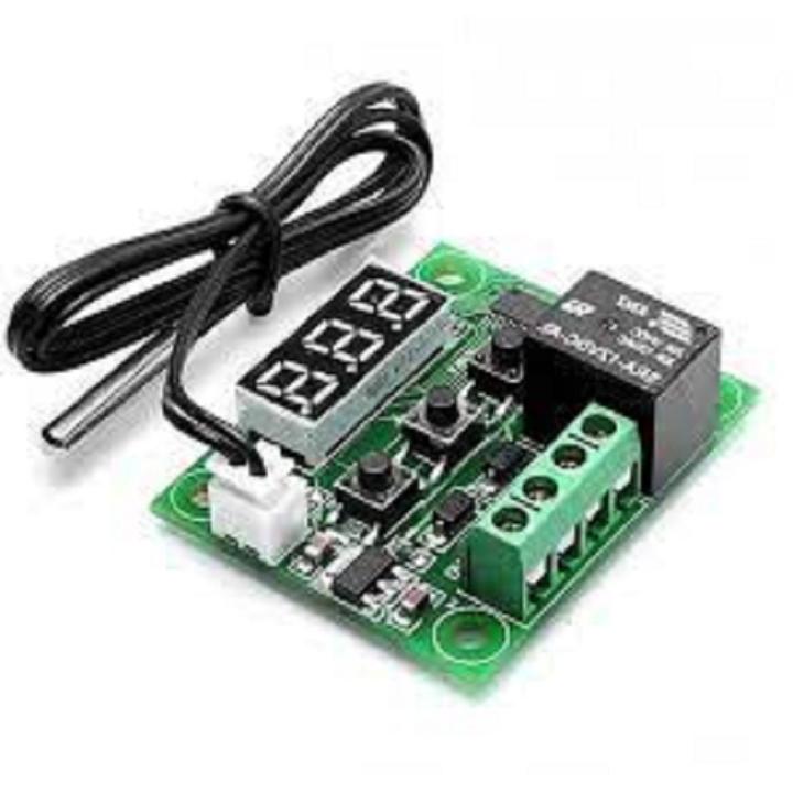 W1209 Incubator Temperature Controller DC 12V 10A Relay Three Digit RED LED Tube
