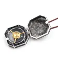 Pirates of the Caribbean Compass Necklace Travel Jewelry Vintage Locket Pendants Men Long Necklace Jack Sparrow Cosplay Costume. 