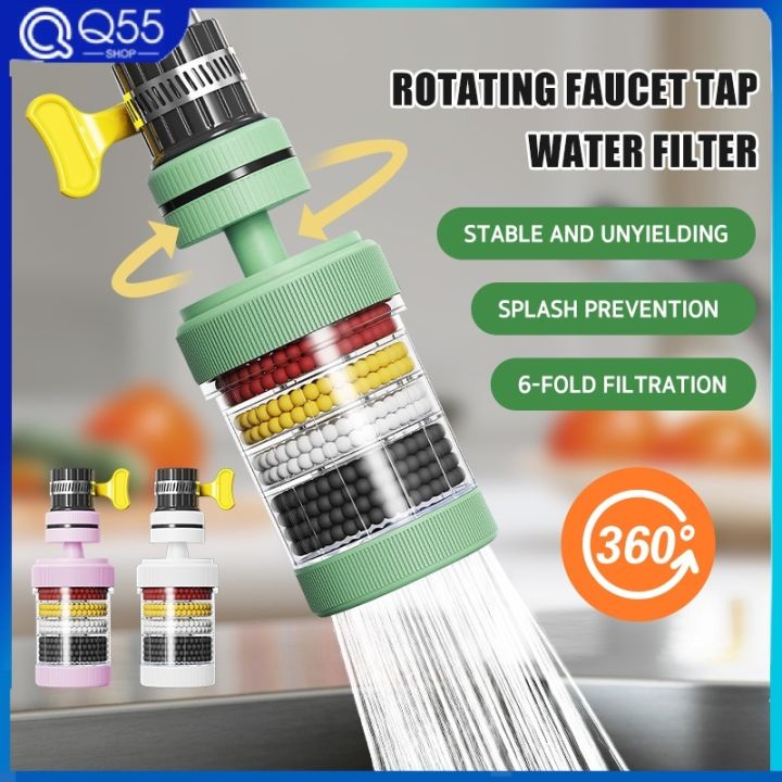 360 Degree Rotatable 6 Layers Water Filter Tap