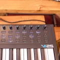Alesis VI25 - 25 Key USB MIDI Keyboard Controller with 16 Pads, 8 Assignable Knobs, 24 Buttons. 