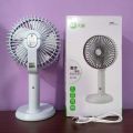 DURATION POWER DP-7640 Rechargeable 3000mAh Lithium Battery Up-Down Adjustable Fan With Mobile Stand.