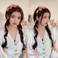 Fashion Headband With Lace Silk Scarf Cute Bow Headband For Girl Korean Hair Accessories For Women Conbo.