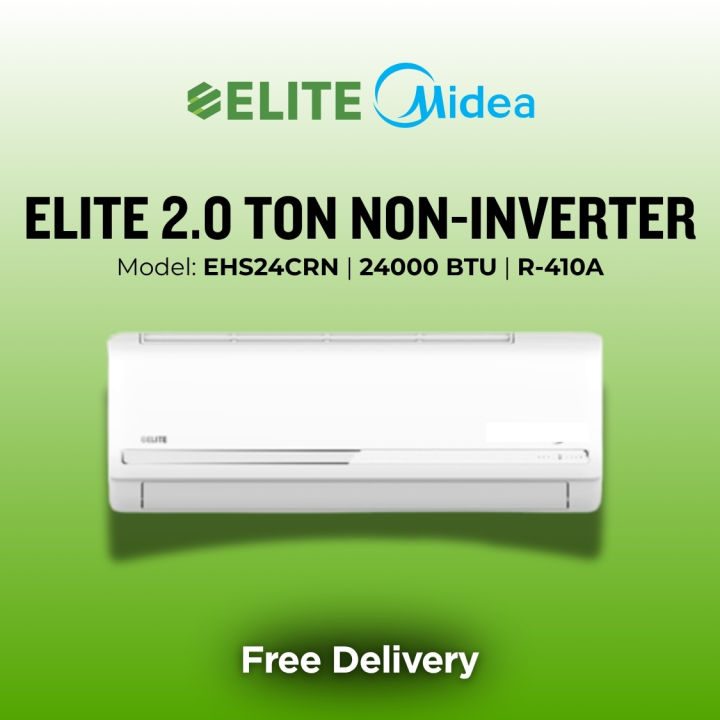 Elite 2-Ton Split Type AC (Non-Inverter) – EHS24CRN | Powerful Rapid Cooling | Free Delivery