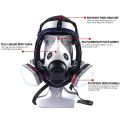 Chemical Gas Mask 6800 Dust Respirator Anti-Fog Full Face Mask Filter For Industrial Acid Gas, Welding Spray Paint Insecticide.