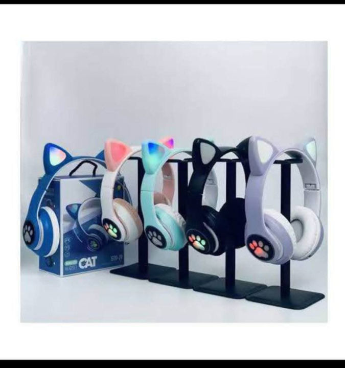 STN28%20cat%20ear%20luminous%20Bluetooth%20headset%20head-mounted%20cute%20wireless%20live%20broadcast%20girl%20children's%20headset%20-%20Image%206