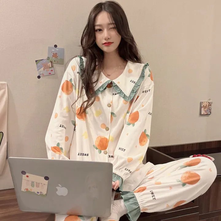 100%25Cotton%20Pajamas%20for%20Pregnant%20Women%20Spring%20and%20Autumn%20Confinement%20Clothing%20Postpartum%20Maternal%20Feeding%20Nursing%20Wear%20Summer%20and%20Autumn%20Homewear%20Suit%20-%20Image%208
