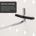 100 Pieces of Plastic Pegboard Hook Lock Pegboard Display Hook Rack.