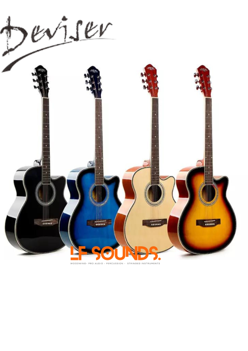 De-viser%20Caravan%20Music%2040inch%20Celluloid%20Binding%20Full%20Linden%20Beginner%20Acoustic%20Guitar%20-%20Image%202