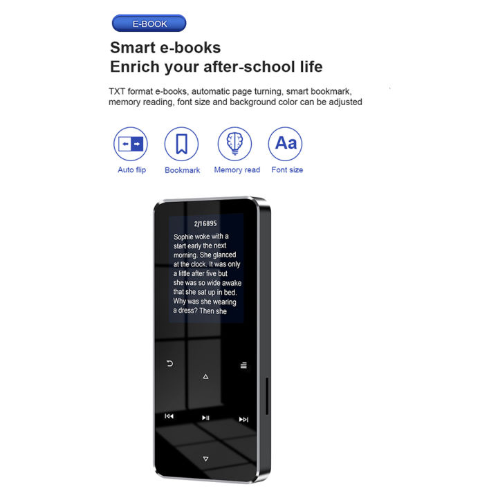 %E3%80%90FUPANG%E3%80%91Bluetooth%20MP3%20MP4%20Player%20HiFi%20Music%20Player%20Card,with%20FM%20Clock%20Pedometer%20E-Book%20Built-in%20Speaker-Silver%20-%20Image%203