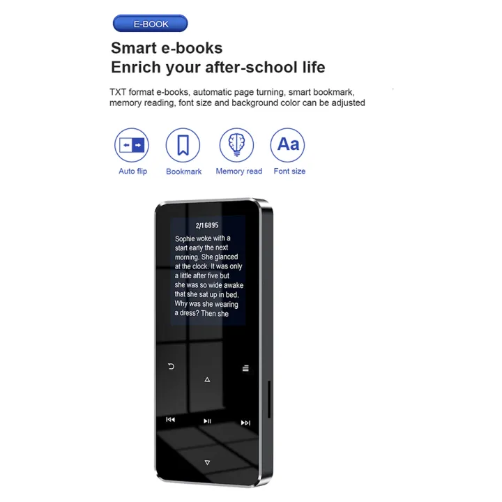 %E3%80%90FUPANG%E3%80%91Bluetooth%20MP3%20MP4%20Player%20HiFi%20Music%20Player%20Card,with%20FM%20Clock%20Pedometer%20E-Book%20Built-in%20Speaker-Silver%20-%20Image%203