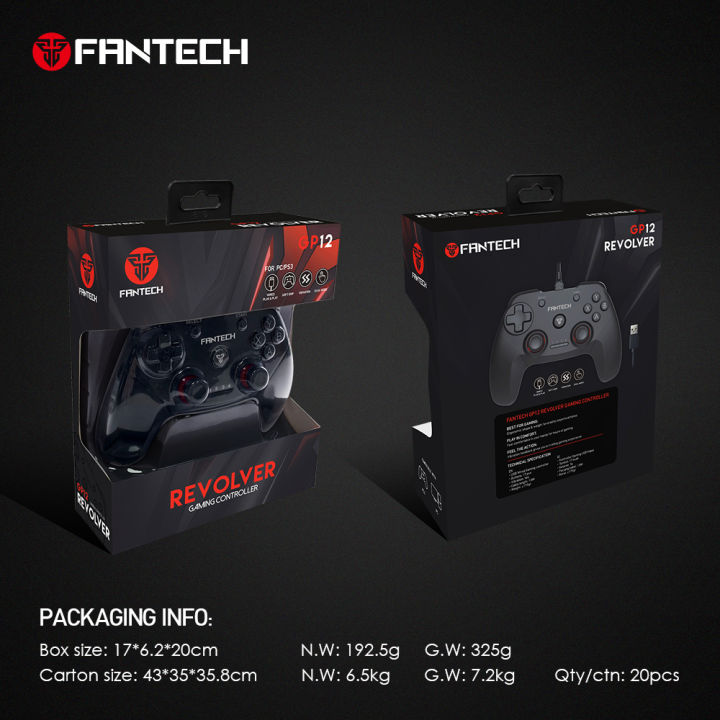 FANTECH%20REVOLVER%20GP12%20Gamepad%20Wired%20PC%20Game%20Controller%20Joystick%20Dual%20Vibration%20For%20Windows%20PC%20PS3%20Playstation%20Android%20-%20Image%207