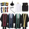 Harry Potter Academy Robe Cos Costume Gryffindor Magic Robe Hogwarts Wizard Robe Performance Costume Halloween.
