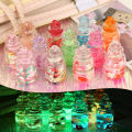 1/5Pcs Transparent Wish Glass Bottle Luminous Fruit Bottle DIY Handcrafted Keychain Hair Clip Accessories Toy. 