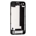 Black Replacement Back Glass Cover for iPhone 4S.