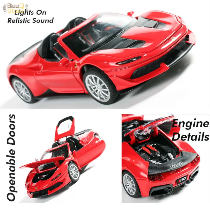 Ferrari%20J50%20Diecast%20Alloy%20Car%201:32%20Supercar%20Vehicles%20Metal%20Car%20Model%20Car%20Sound%20Light%20Toys%20For%20Gift%20-%20Image%207