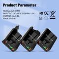4 Ports Quick Charger Head 2 Type-C 45W Multi Plug Wall Charger 2 USB Phone Charging Adapter Digital Display for iPhone Huawei. 