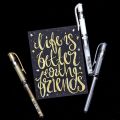 Uni-ball Rollerball Gel Impact Pen Silver.