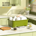 Fully Enclosed Tableware Storage Box Kitchen Dish Rack Cupboard Storage Dish Container Dish Rack Draining Basket Storage Box. 