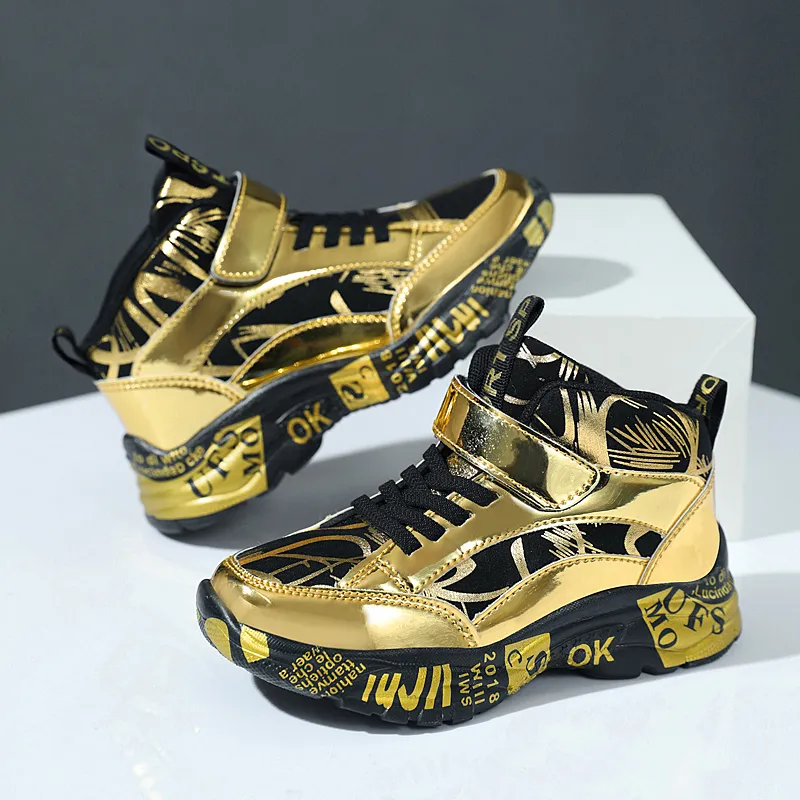 New Children Sneakers for Boys Leather Running Sports Shoes Kids